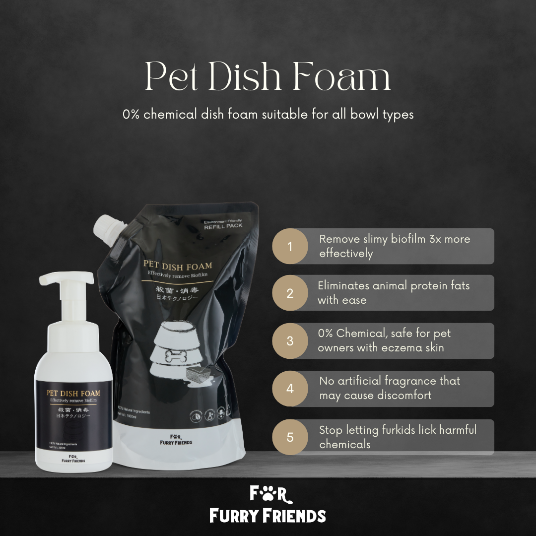 For Furry Friends Pet Dish Foam and Refill