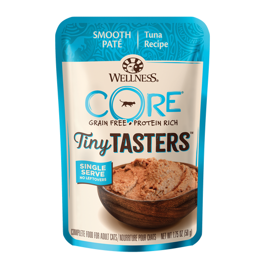 Wellness CORE Tiny Tasters Tuna Pate Adult Pouch Cat Food 1.75oz