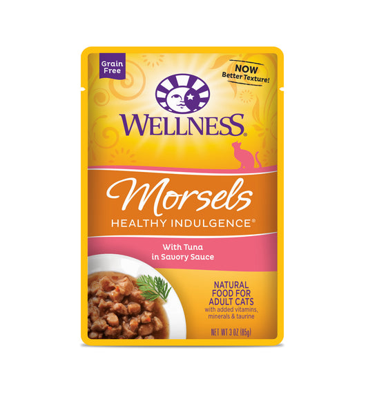 Wellness Healthy Indulgence Morsels Tuna Cat Food 3oz