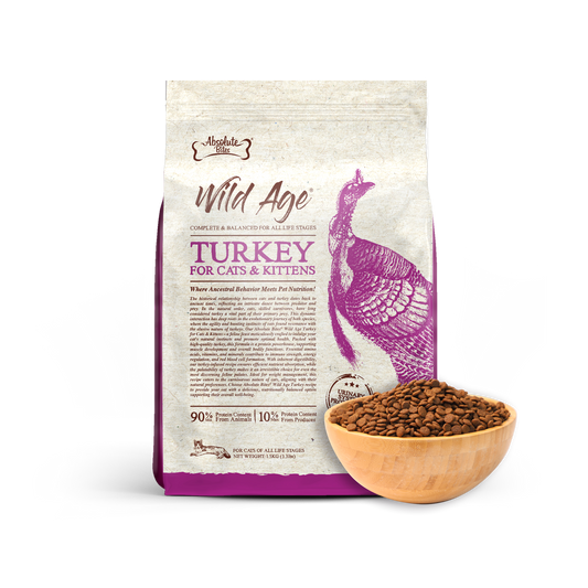 Absolute Bites Wild Age Turkey Dry Cat Food