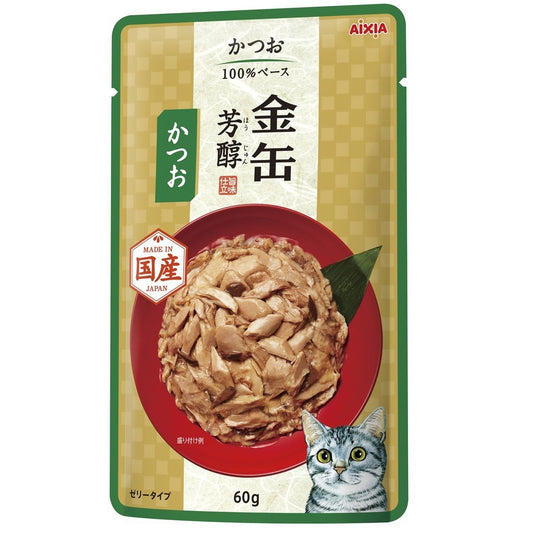 Aixia Kin-Can Rich Pouch Cat Pouch Wet Food 60g