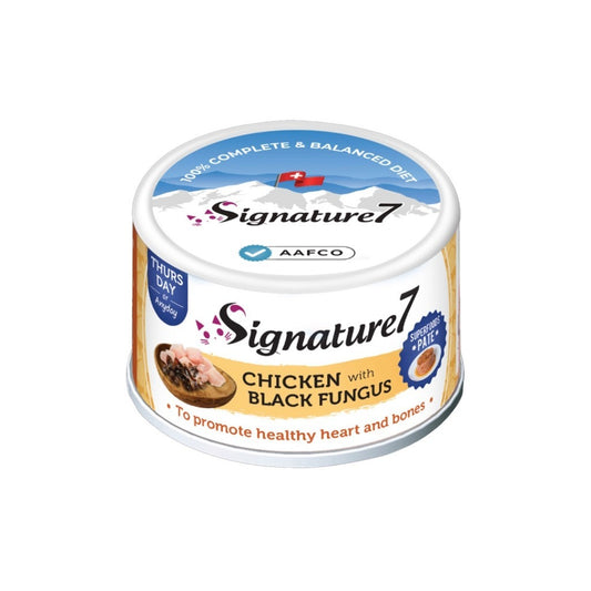 FREE CFTG PET WIPES: Signature7 Superfoods Pate Complete and Balanced Wet Food for Cats in All Life Stages 80g