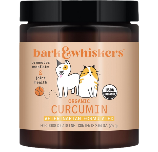 Bark & Whiskers Organic Curcumin Supplement for Cats & Dogs 2.64oz