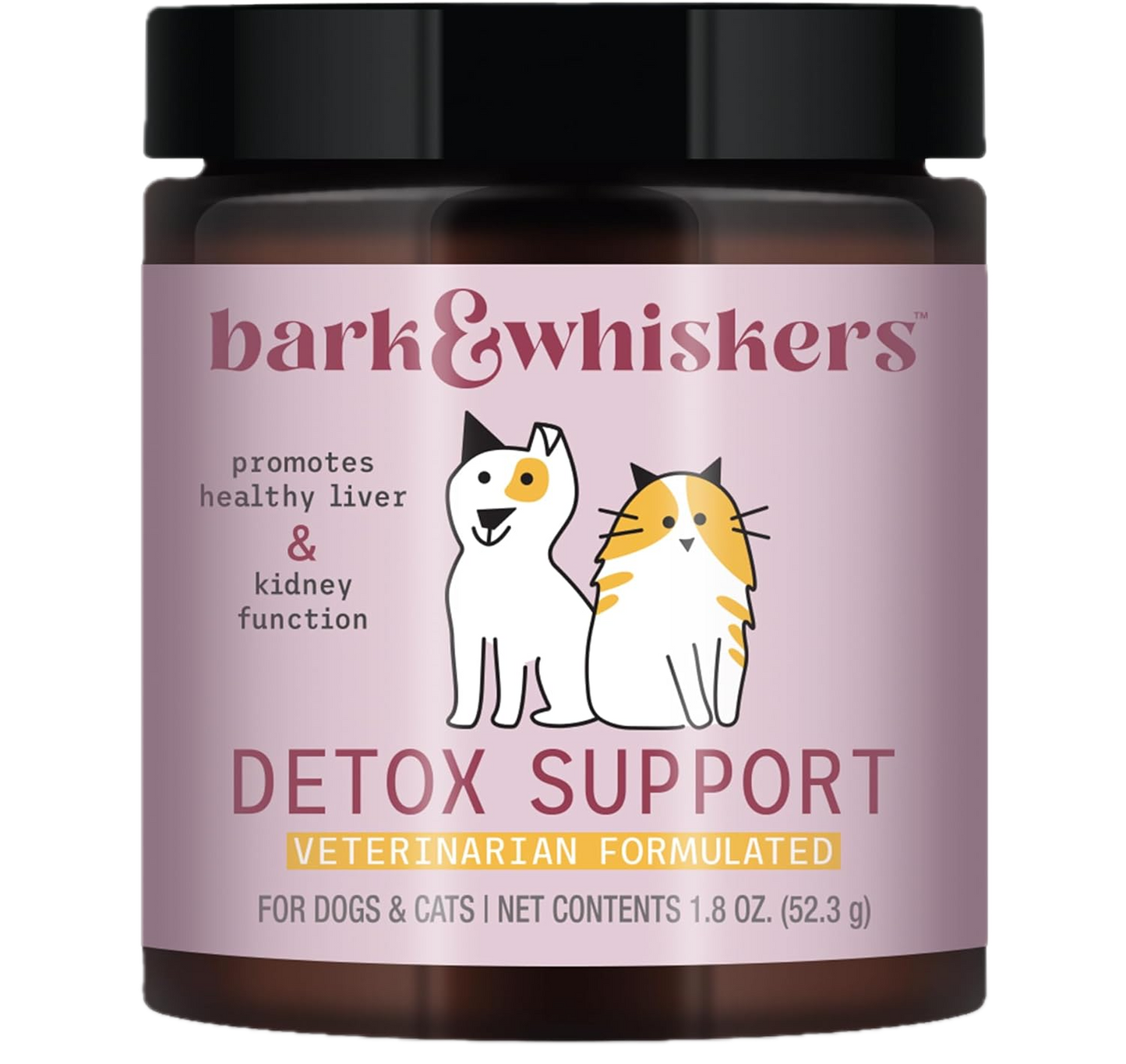 Bark & Whiskers Detox Support for Cats & Dogs 1.8oz