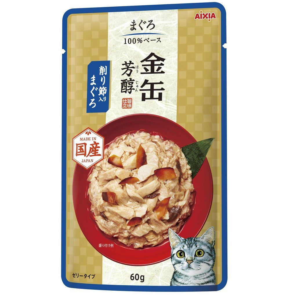 Aixia Kin-Can Rich Pouch Cat Pouch Wet Food 60g