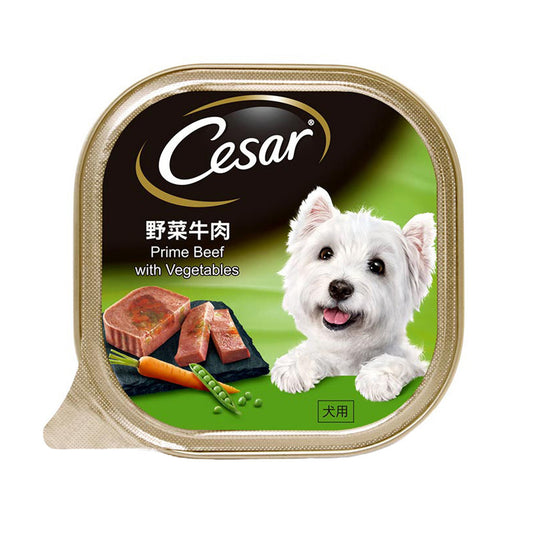 Cesar Dog Tray 100g & Naturally Crafted 85g Wet Dog Food