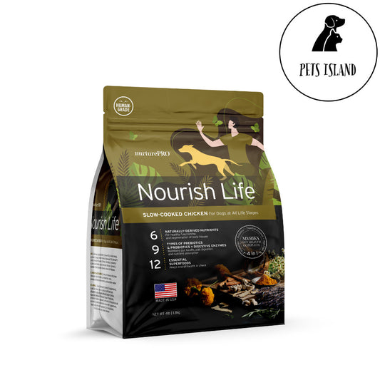 NurturePRO Nourish Life Dry Dog Food | Kibbles, Complete Diet, Puppy Adult Salmon Lamb Chicken
