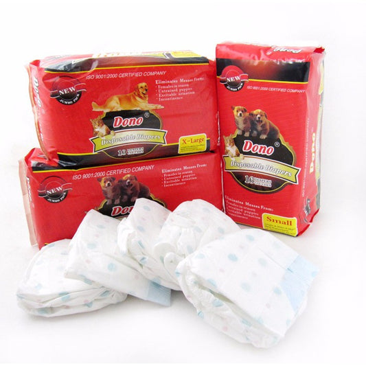 DONO Dog Diaper Female Male Dog Diapers Dog Wrap Puppy Diapers