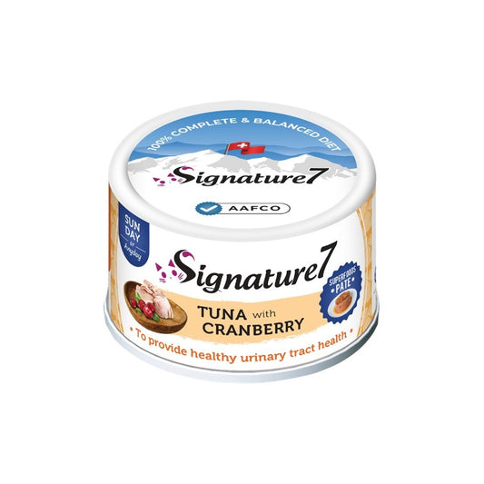 FREE CFTG PET WIPES: Signature7 Superfoods Pate Complete and Balanced Wet Food for Cats in All Life Stages 80g