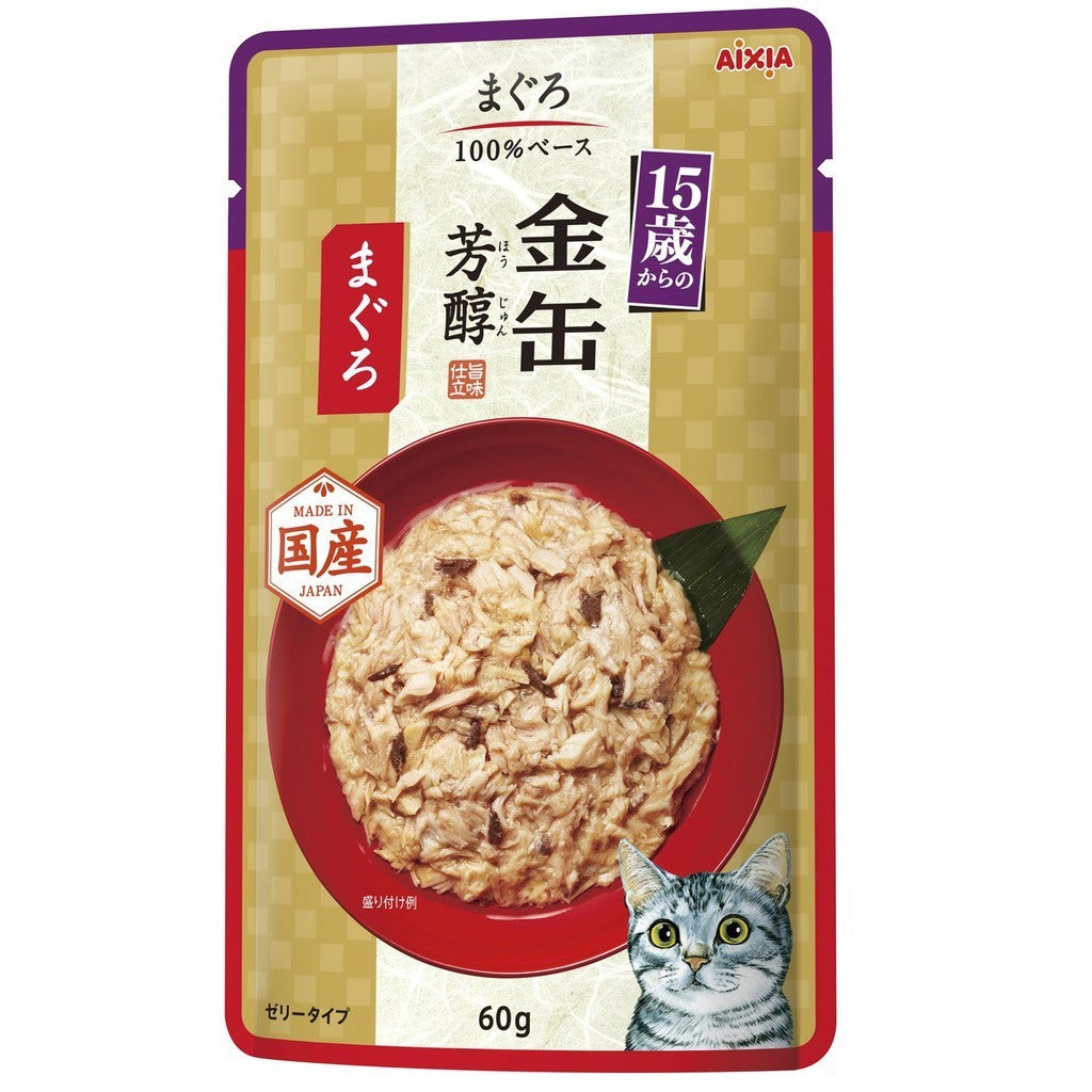 Aixia Kin-Can Rich Pouch Cat Pouch Wet Food 60g