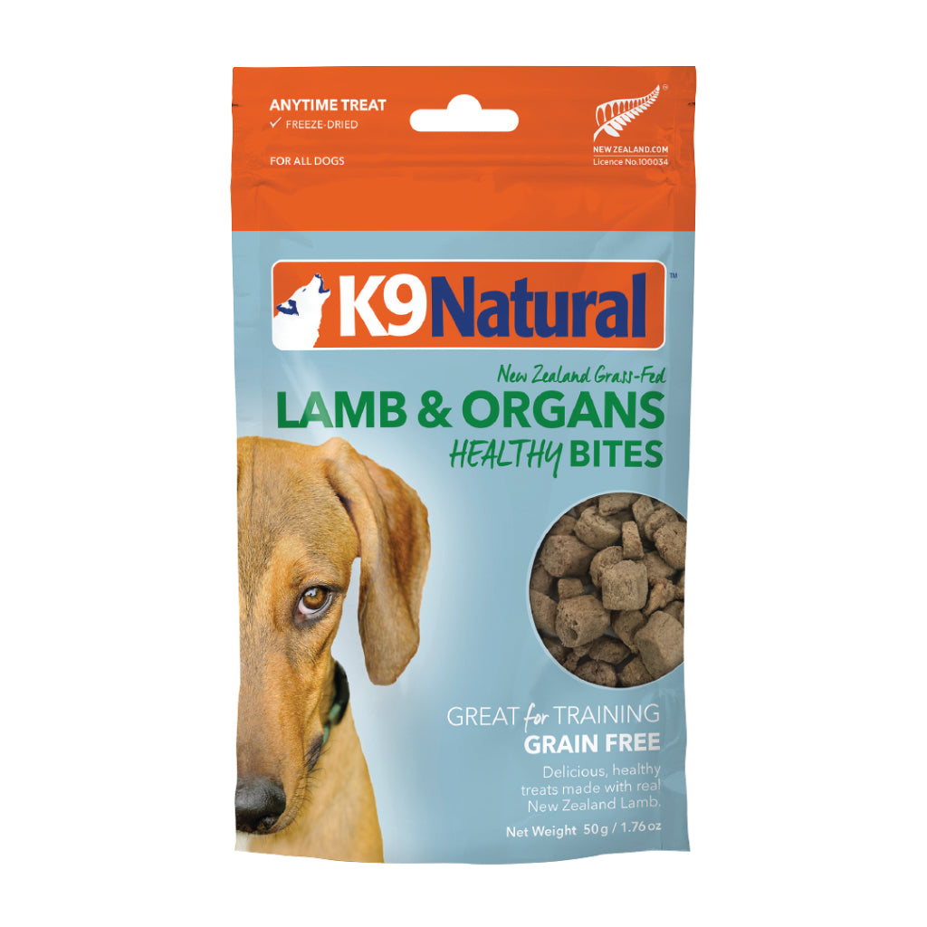 K9 Natural Freeze Dried Healthy Bites & Air Dried Dog Treats 50g