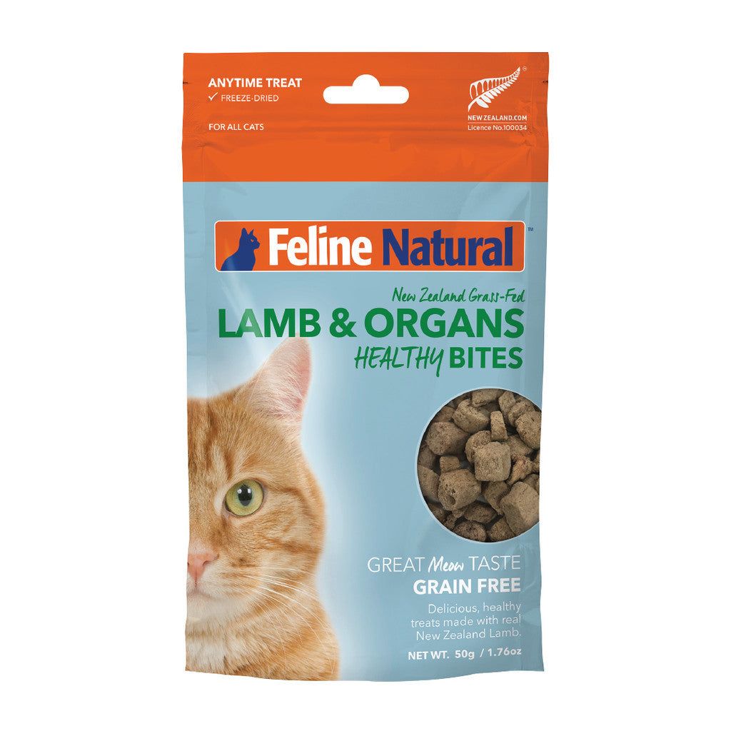 Feline Natural Healthy Bites Cat Treats 50g