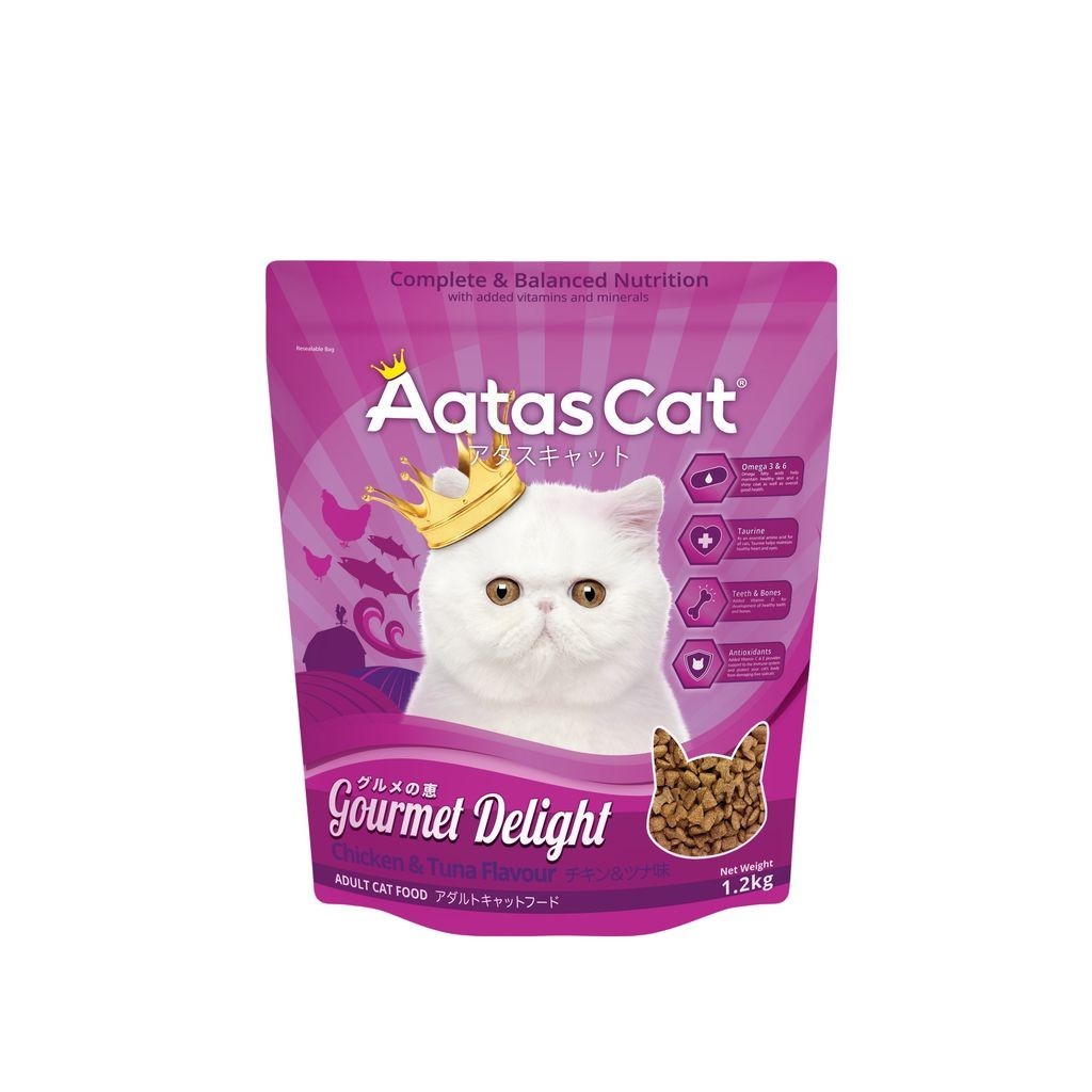 Aatas Cat Delight Complete & Balanced Dry Cat Food 1.2kg