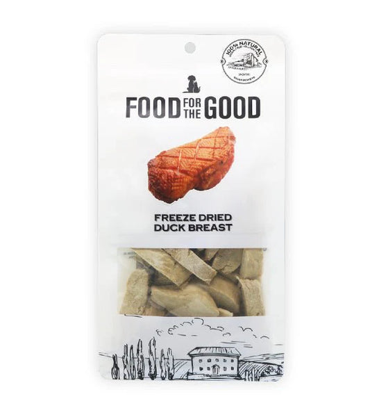 Food For The Good Duck Breast Freeze Dried Treats For Cats & Dogs 70g