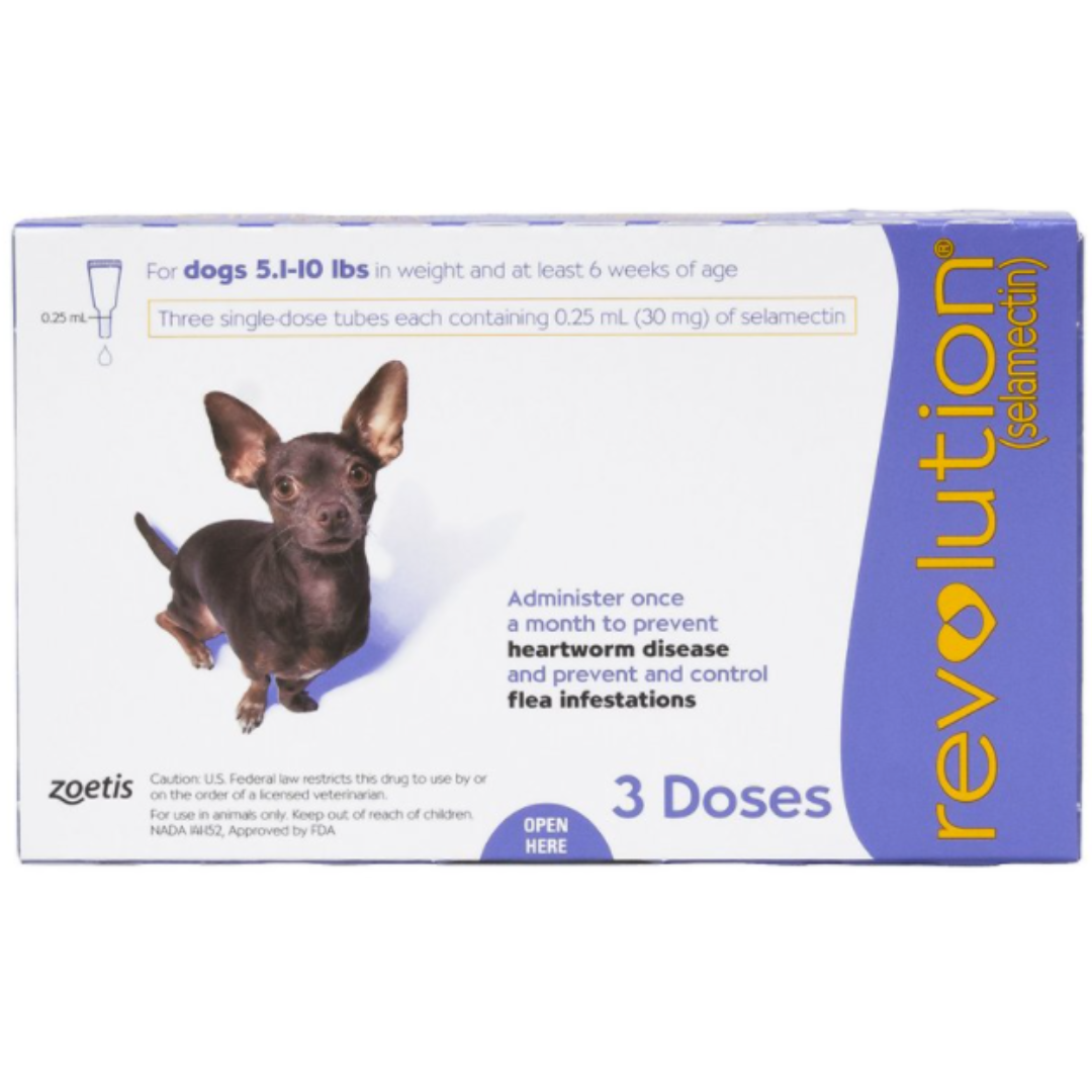 Revolution For Dogs 5.1-10lb 3 Doses