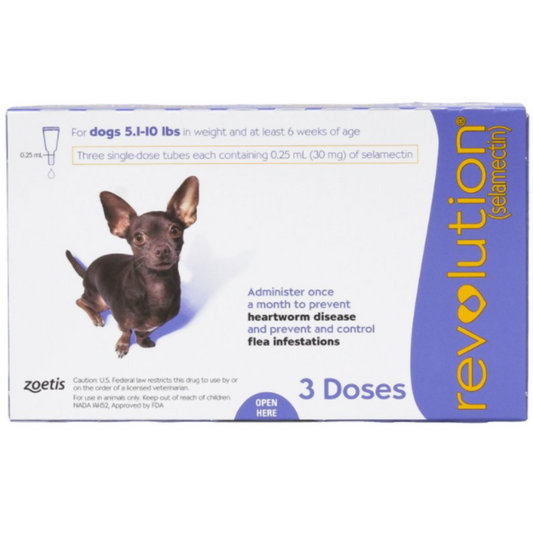 Revolution For Dogs 5.1-10lb 3 Doses