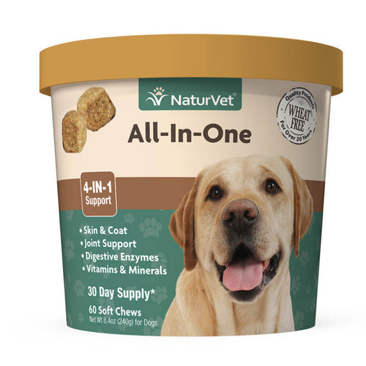 NaturVet All In One Soft Chew 60ct
