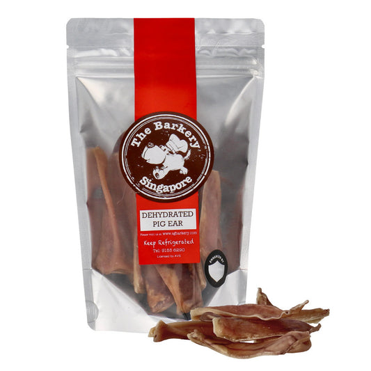 The Barkery Pig Ears Dehydrated Dog Chews 80g