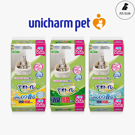 Unicharm DeoToilet Cat Litter Box Absorbent Pads Refill 20pcs