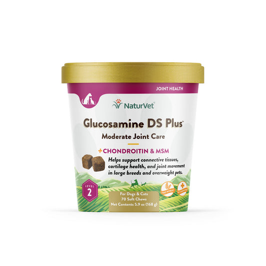 NaturVet Glucosamine DS Plus Level 2 Soft Chews 70ct