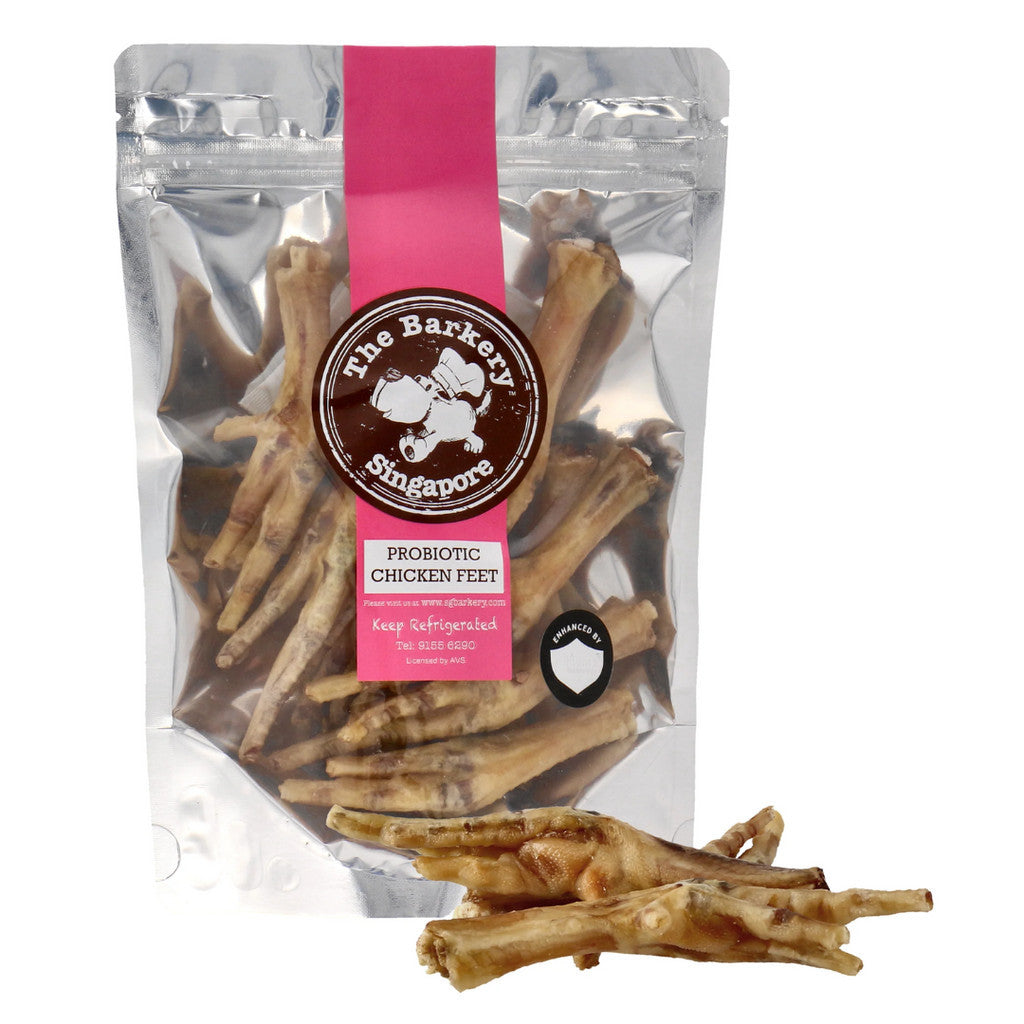 The Barkery Probiotic Chicken Feet Dog Chews