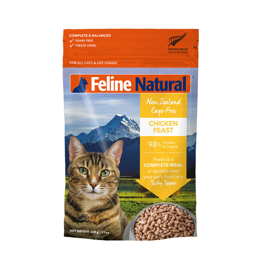 Feline Natural Freeze Dried Chicken Cat Food 320g