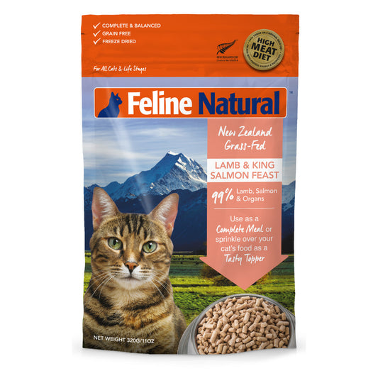 Feline Natural Freeze Dried Lamb & Salmon Cat Food