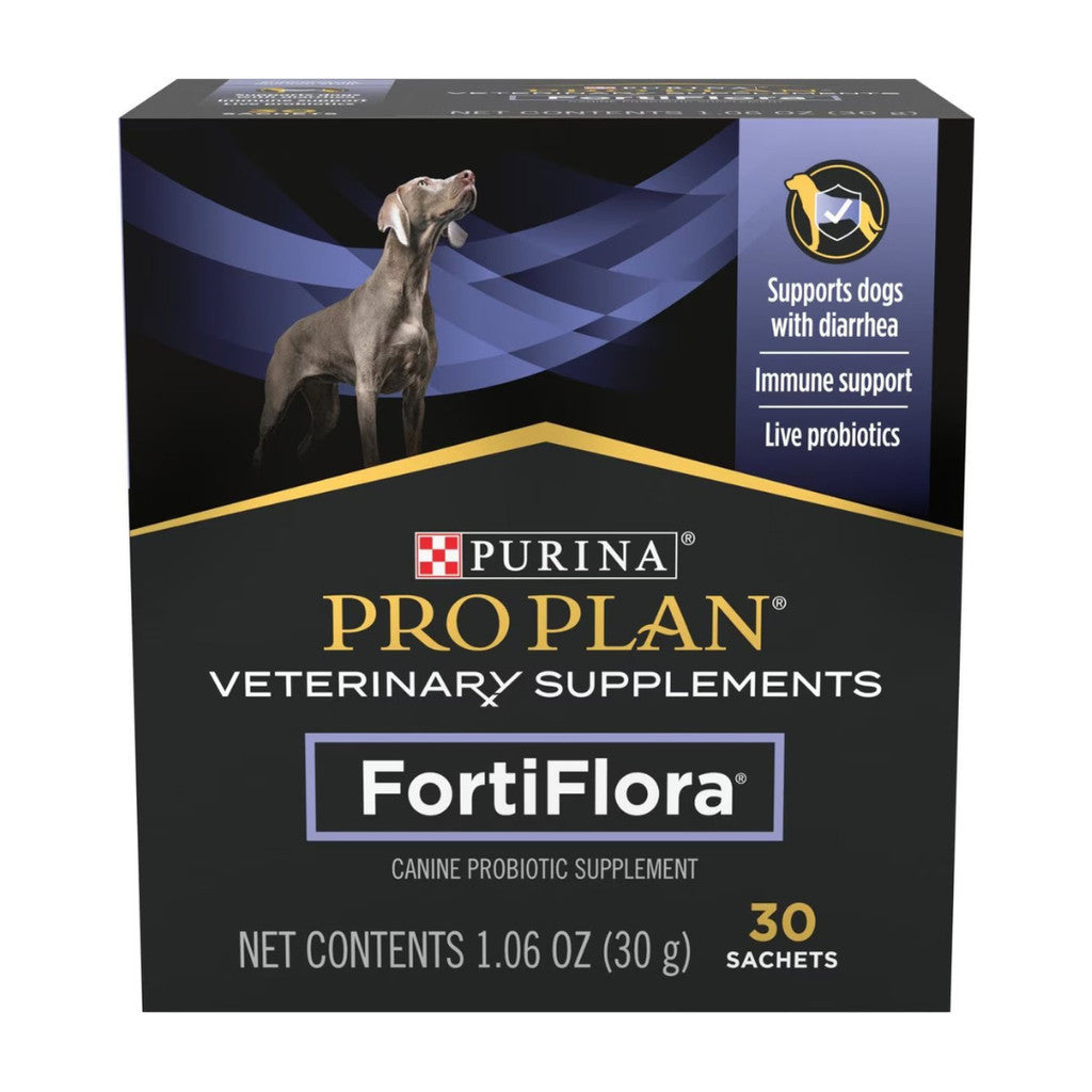 Purina Pro Plan Veterinary Supplements FortiFlora Powdered Probiotic Supplement for Dogs