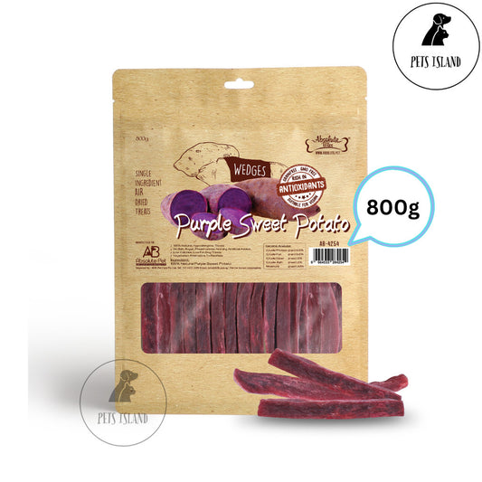 Absolute Bites Purple Sweet Potatoes Single Ingredient Air Dried Treats for Dogs 800g