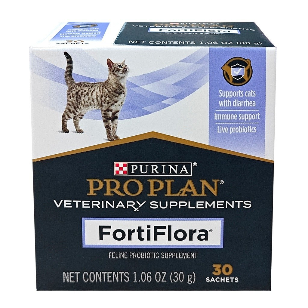 Purina Pro Plan Veterinary Supplements FortiFlora Powdered Probiotic Supplement for Cats