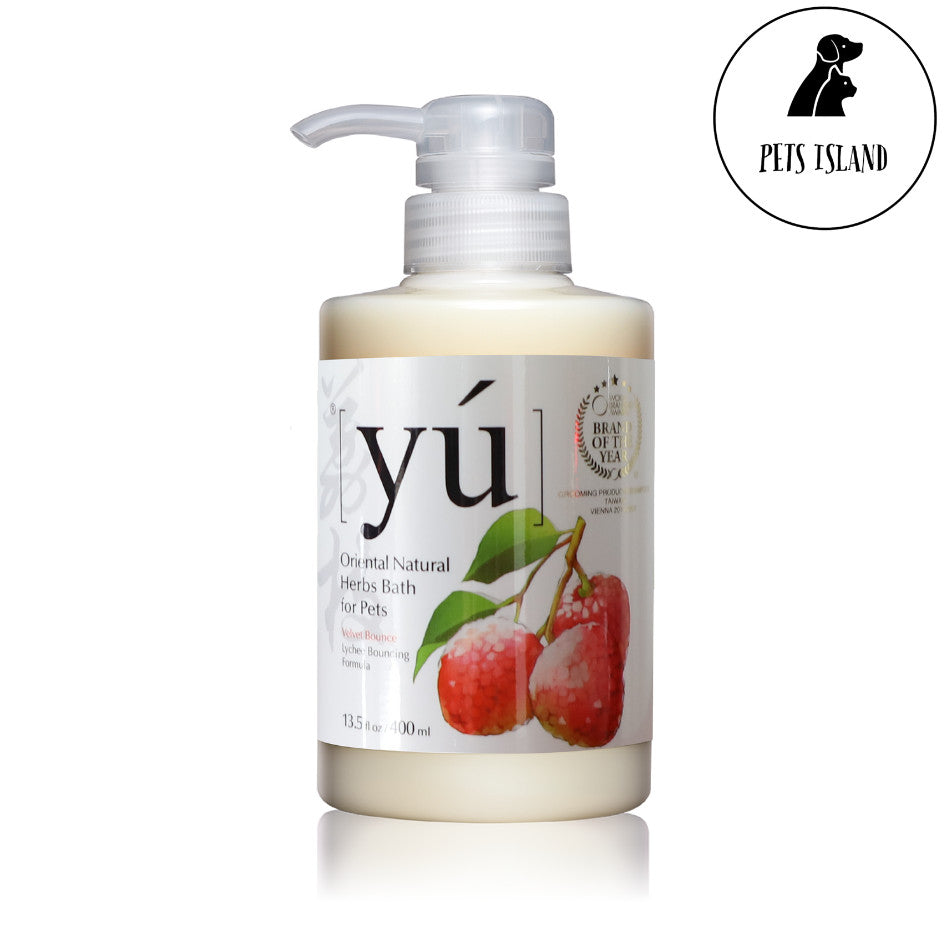 Yu Oriental Herbs Shampoo for Dogs & Cats - 400ml -Lychee Bouncing