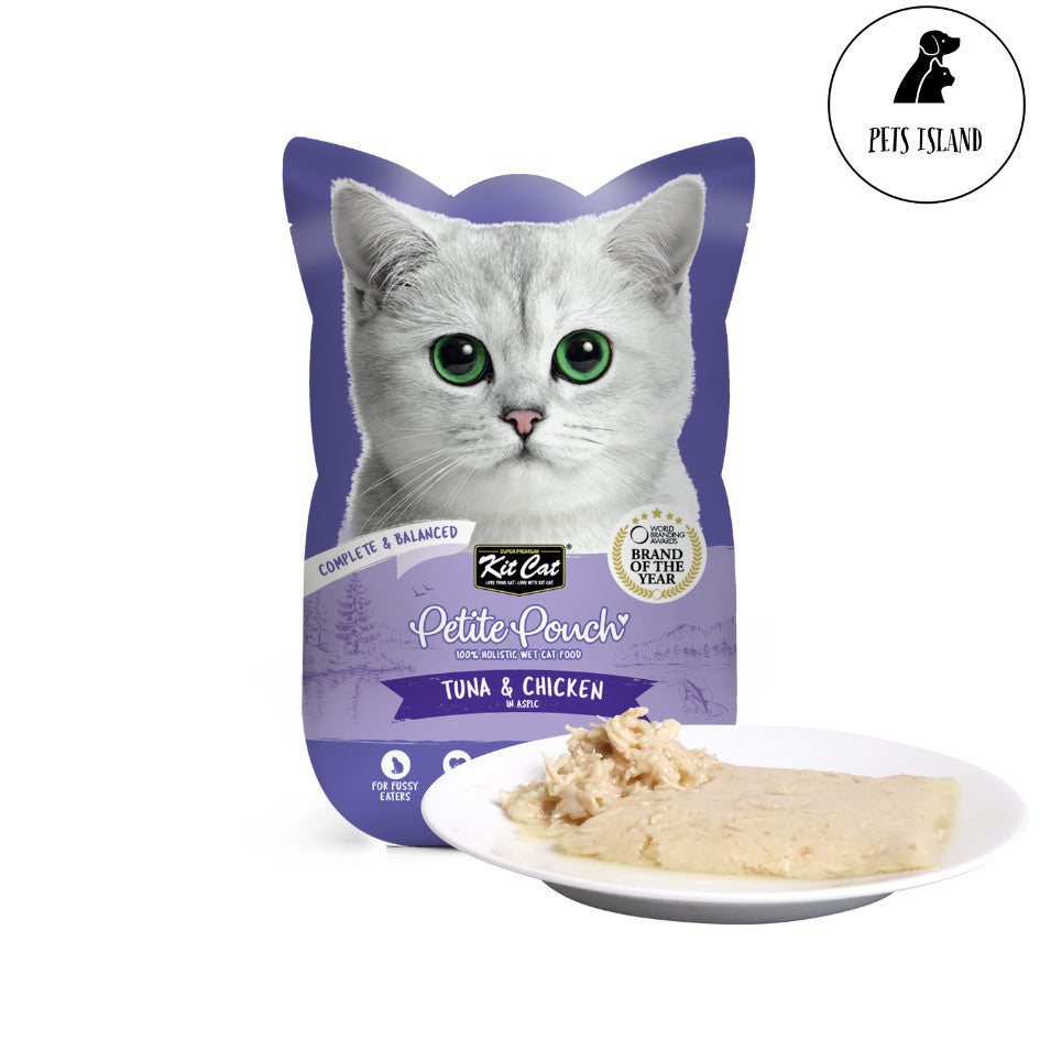 Kit Cat Petite Pouch 70g -Tuna & Chicken