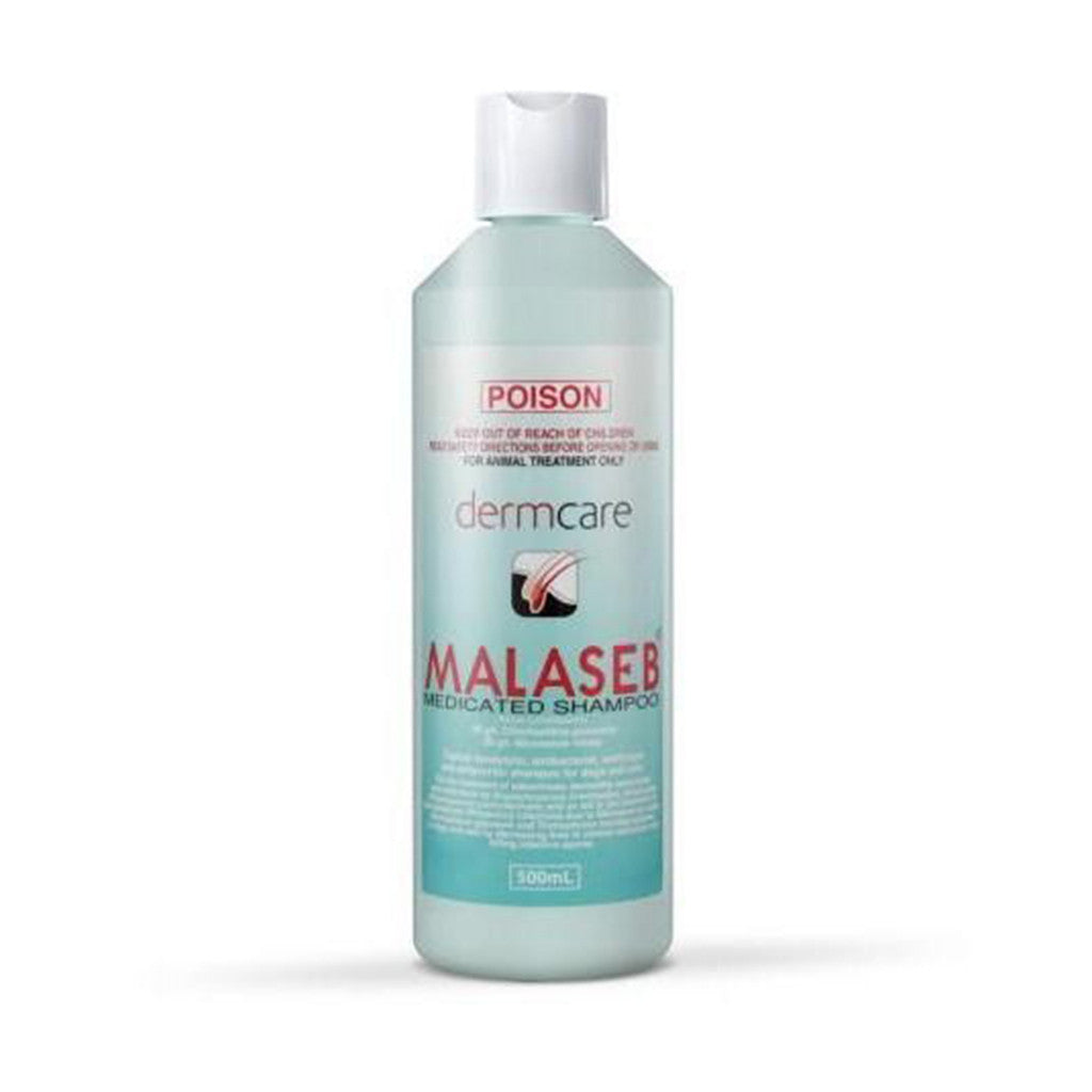 Dermcare Malaseb Medicated Shampoo for Cats & Dogs 3 Sizes -500mL