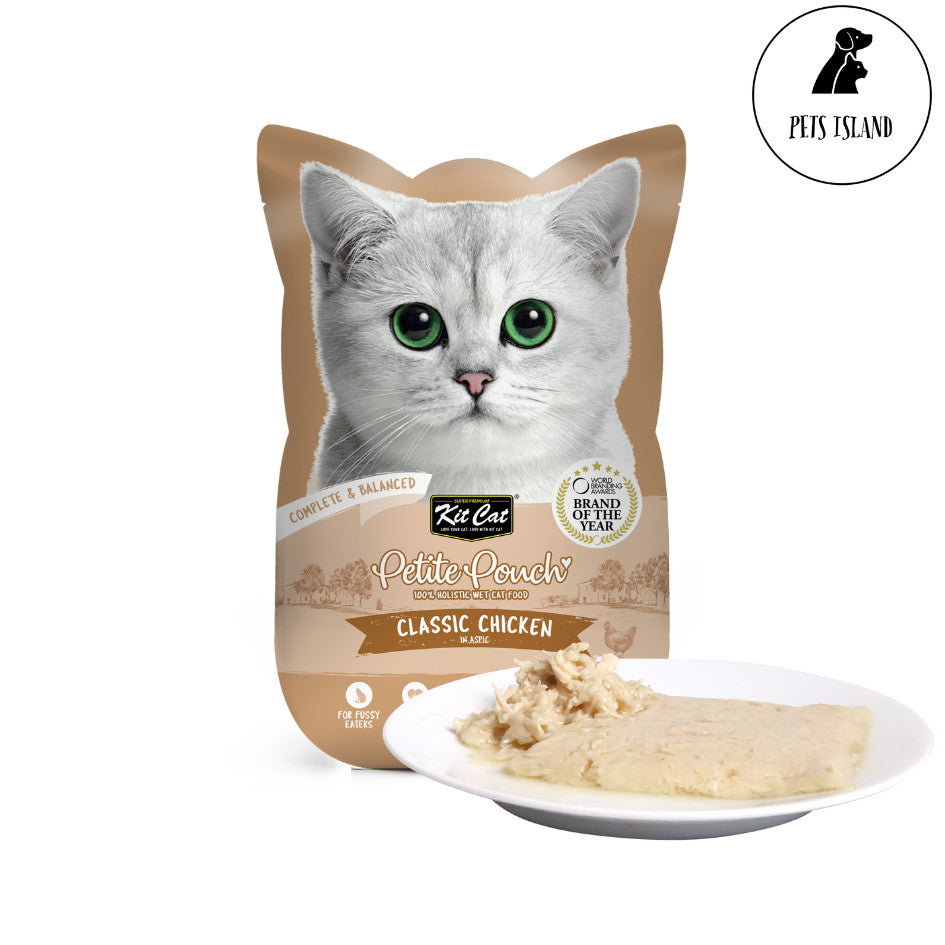 Kit Cat Petite Pouch 70g -Classic Chicken