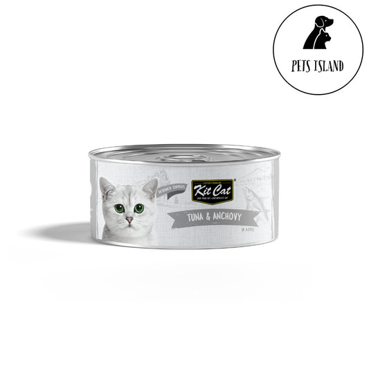 Kit Cat Deboned Toppers 80g -Tuna & Anchovy