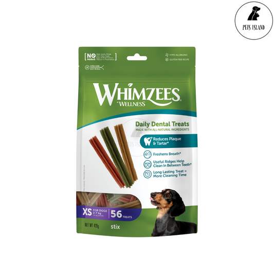 Whimzees All Natural Dental Treats for Dogs Stix