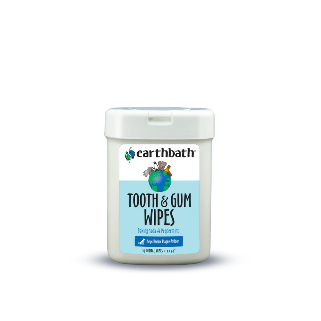 Earthbath Tooth & Gum Wipes 25ct