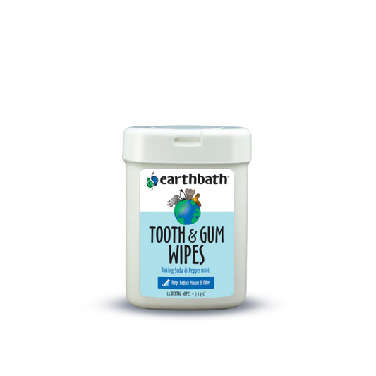 Earthbath Tooth & Gum Wipes 25ct